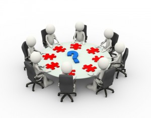 © Asfiakhan Dreamstime.com - 3d People Business Meeting Conference Table Photo